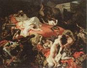 Eugene Delacroix the death of sardanapalus Sweden oil painting reproduction
